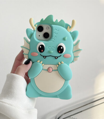 Cute Dragon Baby Soft Silicone iPhone Case by milgaya.pk