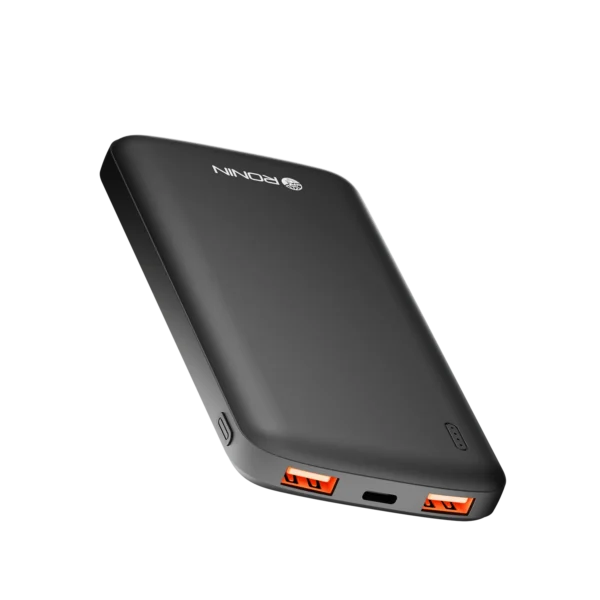 Ronin R-4010 Black 10000 mAh Power Bank milgaya.pk