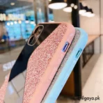 Splicing Mirror Glitter iPhone Case Milgaya.pk