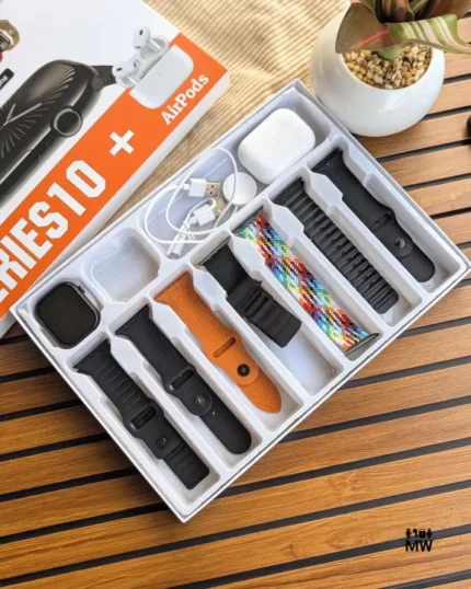 Series 10+ AMOLED Smartwatch with AirPods